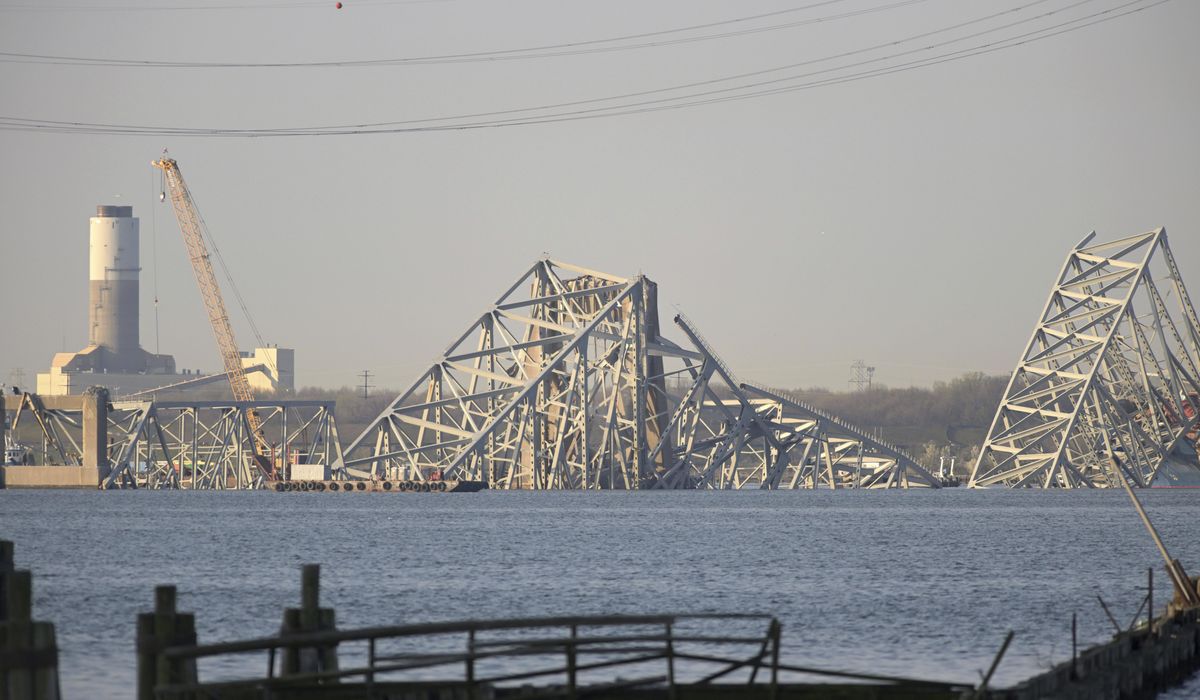NextImg:Cranes arriving to start removing wreckage from deadly Baltimore bridge collapse
