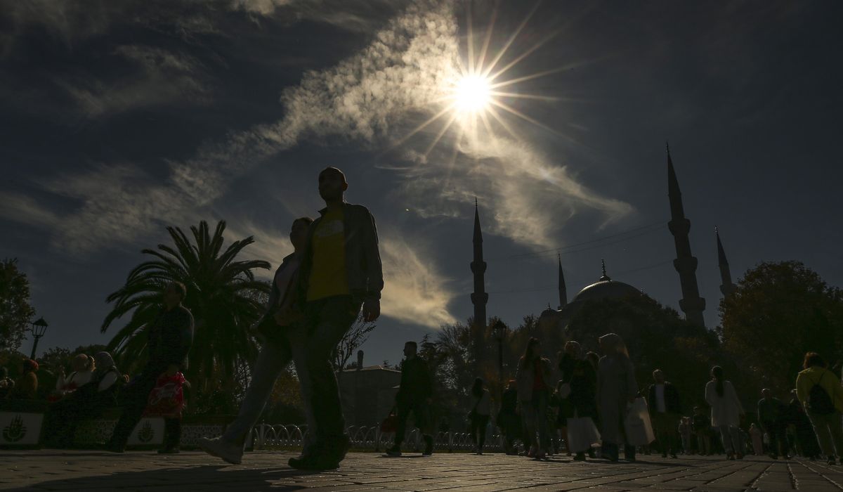 NextImg:Solar eclipse will begin ‘massive human sacrifice event,’ says conspiracy theorist