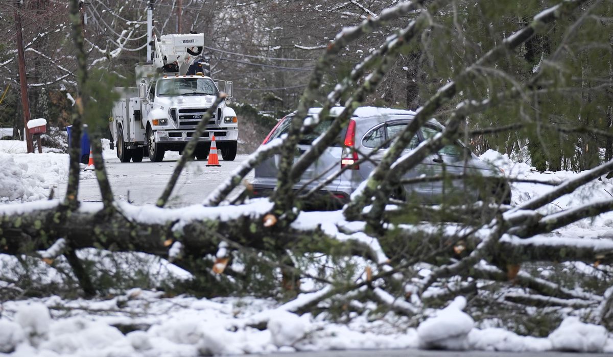 NextImg:Cleanup begins as spring nor’easter moves on. But hundreds of thousands still lack power