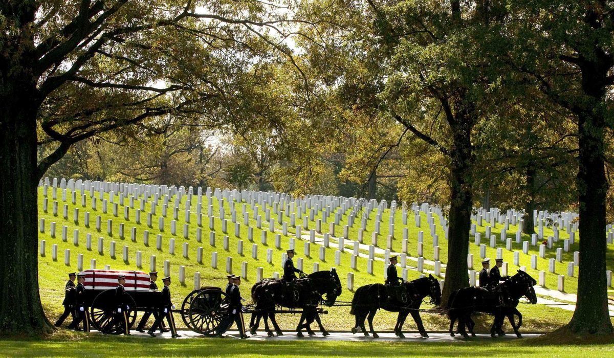 NextImg:The return of horse-drawn caissons to Arlington National Cemetery is delayed for at least months