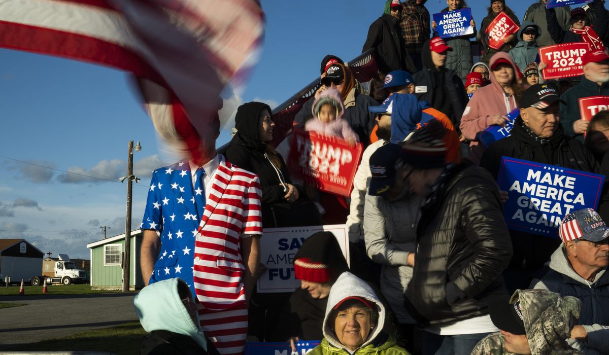 NextImg:Trump calls for his supporters to protest as trial begins in N.Y.