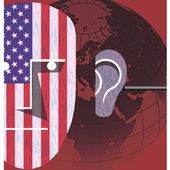 America&#x27;s security agencies listening in on enemies and Foreign Intelligence Surveillance Act (FISA) illustration by Alexander Hunter/The Washington Times