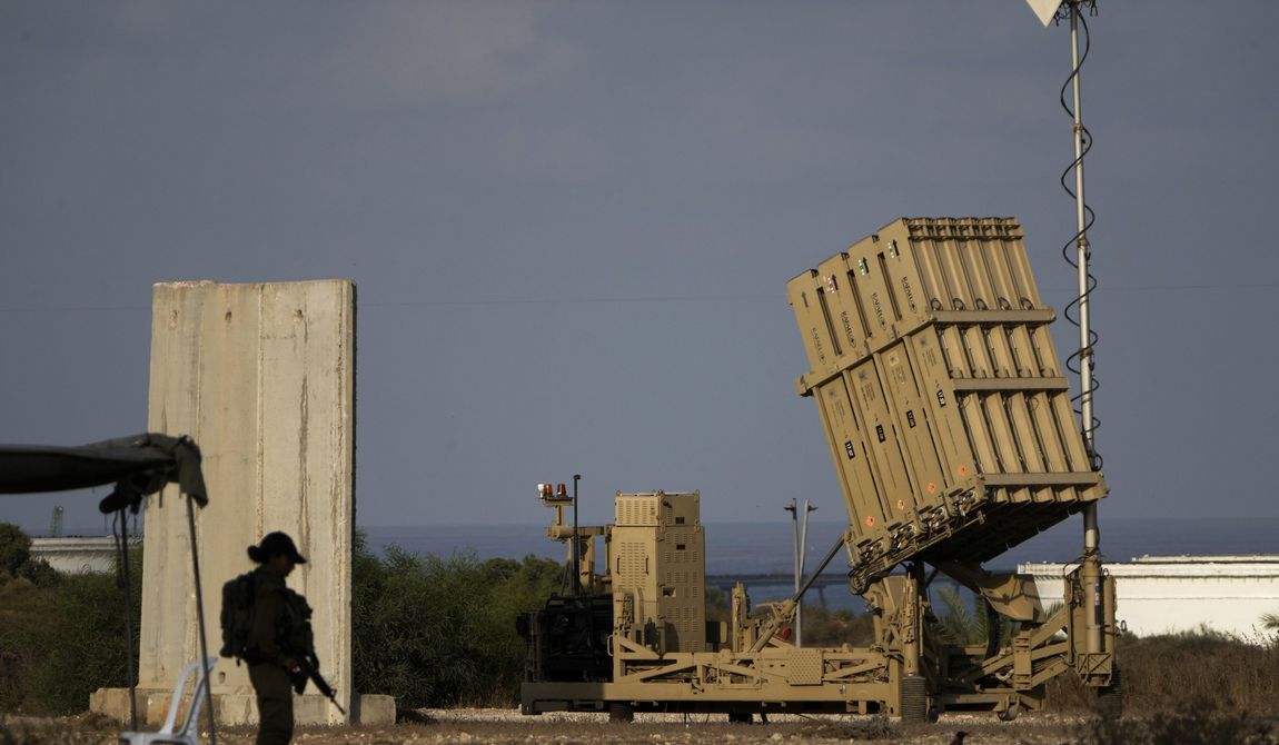 A battery of Israel&#x27;s Iron Dome defense missile system, deployed to intercept rockets, sits in Ashkelon, southern Israel, Aug. 7, 2022. Israel is vowing to retaliate against Iran, risking further expanding the shadow war between the two foes into a direct conflict after an Iranian attack over the weekend sent hundreds of drones and missiles toward Israel. (AP Photo/Ariel Schalit, File)