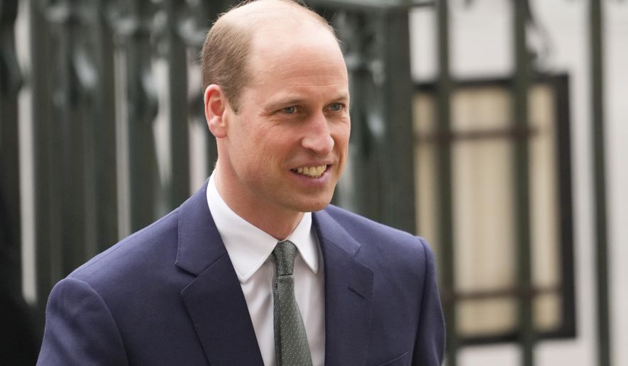 Prince William arrives to attend the annual Commonwealth Day Service of Celebration at Westminster Abbey in London, on March 11, 2024. Prince William is returning to public duties for the first time since his wife’s cancer diagnosis. He will be bolstering the royal family’s ranks as health problems continue to sideline the Princess of Wales and King Charles III. (AP Photo/Kirsty Wigglesworth, File)