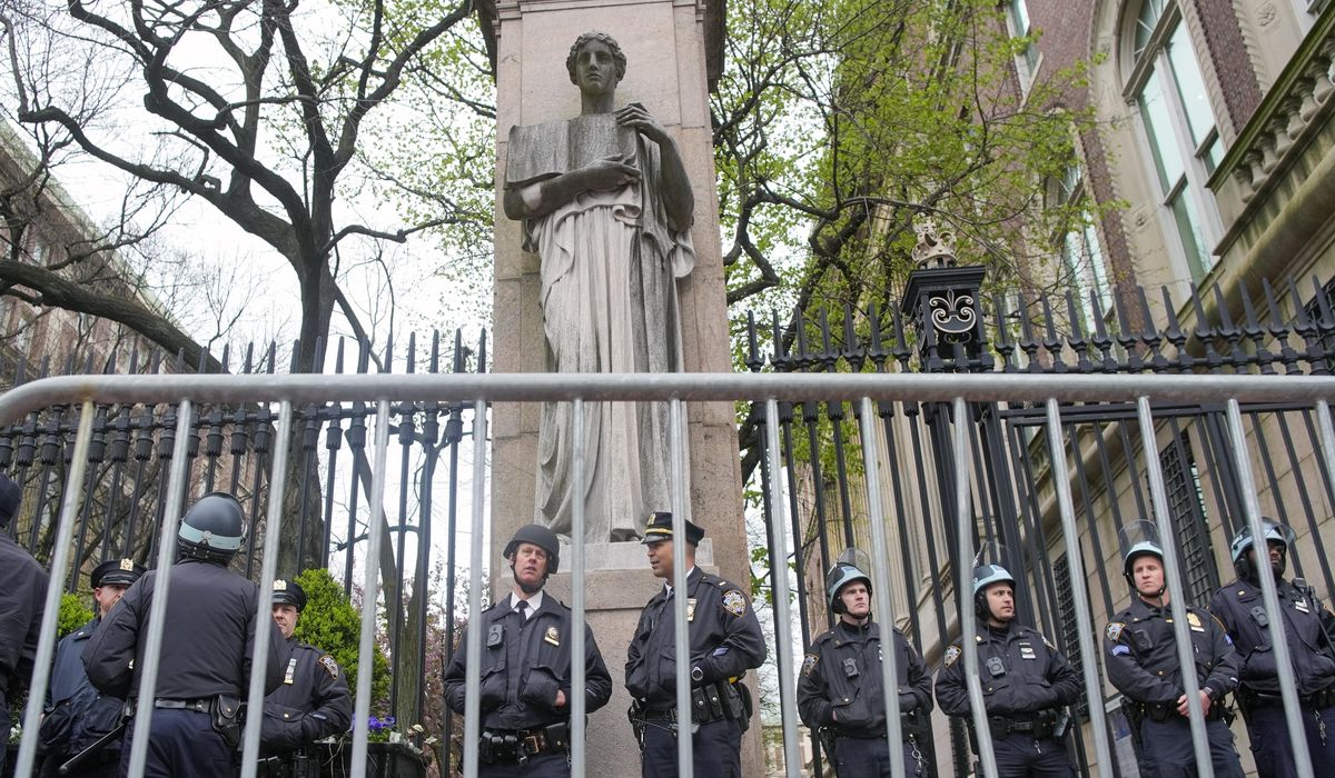 NextImg:Columbia cancels in-person classes and Yale protesters are arrested as Mideast war tensions grow