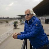Trainer Bob Baffert stands for a photo ahead of the Breeders&#x27; Cup horse races at Santa Anita in Arcadia, Calif., Oct. 27, 2023. A judge has denied a request by the owner of Baffert-trained Arkansas Derby winner Muth for the colt to run in next month’s 150th Kentucky Derby at Churchill Downs. Jefferson County (Ky.) Circuit Judge Mitch Perry declined Thursday, April 18, to grant a temporary injunction to Zedan Racing Stables, which had argued that the ban of Baffert was “illegal.” (AP Photo/Jae C. Hong, File) **FILE**