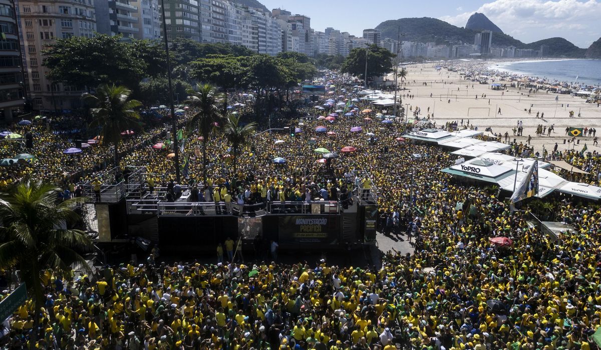 NextImg:Conservative Brazilians laud Elon Musk at rally in support of ex-president Bolsonaro