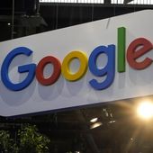 The Google logo is photographed at the Vivatech show in Paris, on June 15, 2023. Japan’s antitrust watchdog said Monday, April 22, 2024, that U.S. search giant Google must fix its advertising search restrictions affecting Yahoo in Japan. (AP Photo/Michel Euler, File)