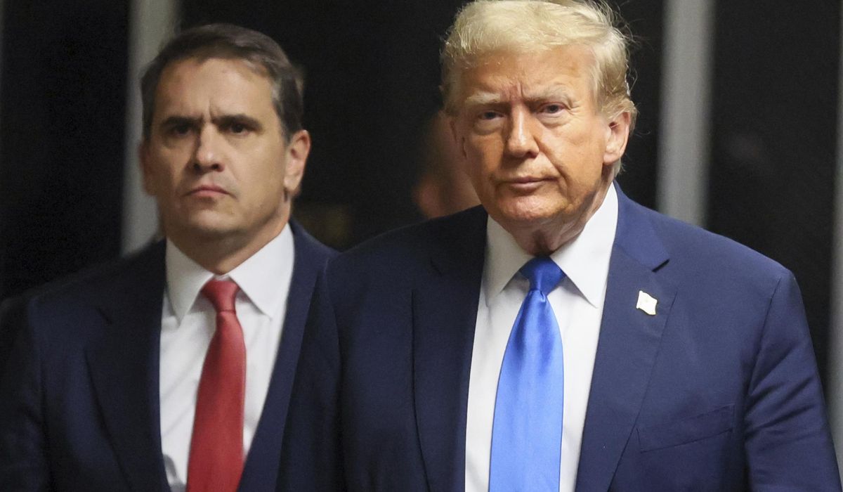 NextImg:Trump is ‘not on the hook’ for alleged hush-money misdeeds, defense says