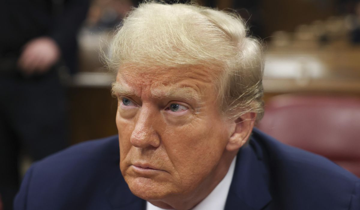 NextImg:The Latest | Lawyers in Trump hush money case paint competing portraits of him in opening statements