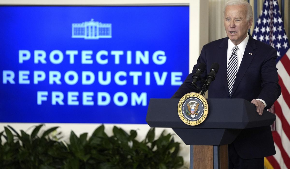 NextImg:Biden saturates battleground states with TV ads about abortion rights