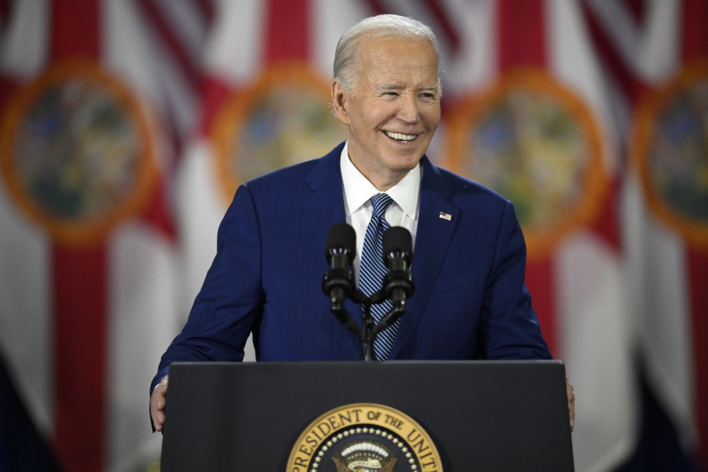 Biden accused of mocking Catholicism for making sign of cross during abortion rally

