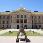 The historic Arizona Capitol building stands, April 11, 2024, in Phoenix. Democrats in the Arizona House are expected on Wednesday, April 24, to make another attempt to repeal Arizona&#x27;s near-total abortion ban, which the state&#x27;s highest court says can be enforced. (AP Photo/Ross D. Franklin, File)
