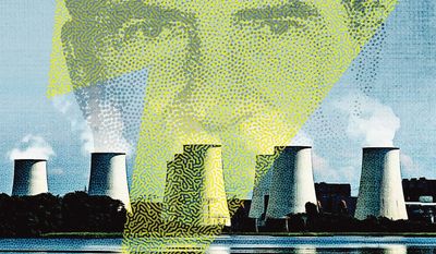 Richard Nixon and nuclear power illustration by Greg Groesch / The Washington Times