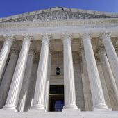 The U.S. Supreme Court is photographed on Wednesday, Jan. 3, 2024, in Washington. (AP Photo/Mariam Zuhaib)