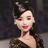 This image provided by Mattel in April 2024 shows the company&#x27;s Kristi Yamaguchi Barbie doll. Yamaguchi became the first Asian American to win an individual gold medal for figure skating at the 1992 Winter Olympics. (Mattel via AP)