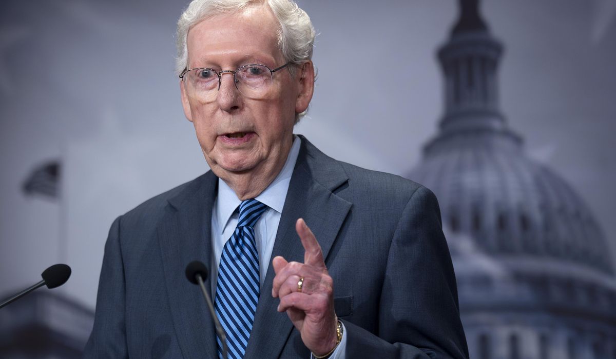 NextImg:Mitch McConnell rejects Biden’s overture on border bill