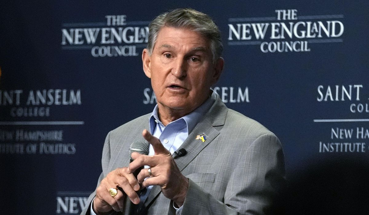 NextImg:Retiring Sen. Joe Manchin switches party affiliation to independent