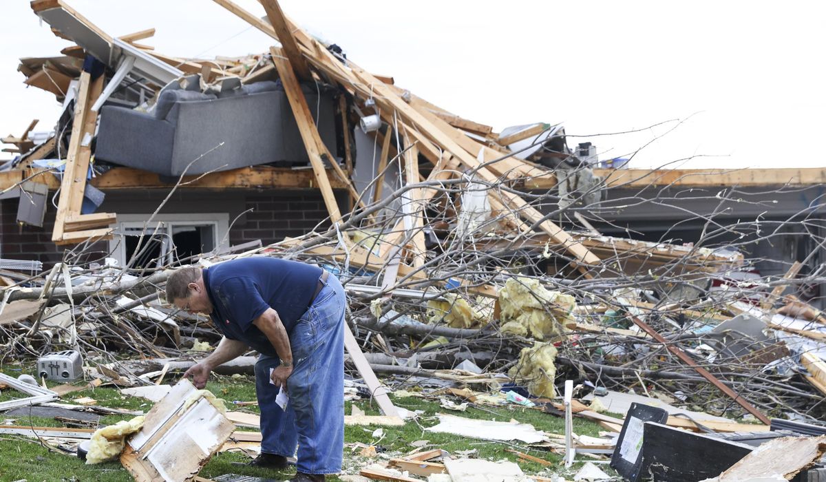 NextImg:Tornadoes collapse buildings and level homes in Nebraska and Iowa