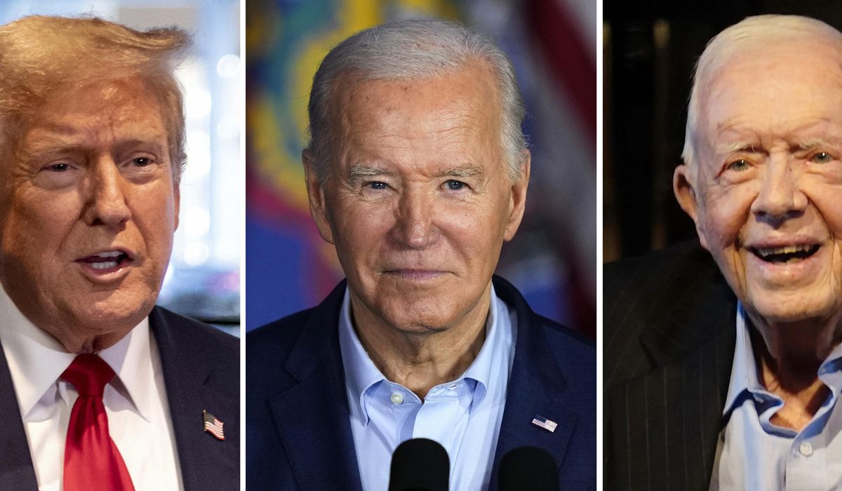 NextImg:Donald Trump is running against Joe Biden. But he keeps bringing up another Democrat: Jimmy Carter