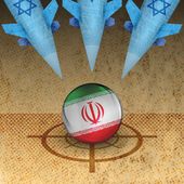 Israel missiles targeting Iran illustration by Greg Groesch / The Washington Times