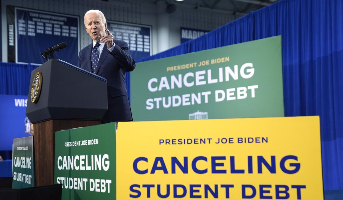 NextImg:GOP demands Biden block student loan forgiveness for campus protesters