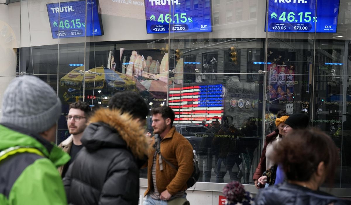NextImg:Trump awarded 36 million more Trump Media shares worth $1.8 billion after hitting price benchmarks