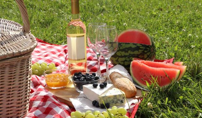 Build the perfect gourmet picnic basket. Photo credit: Depositphotos via Associated Press.