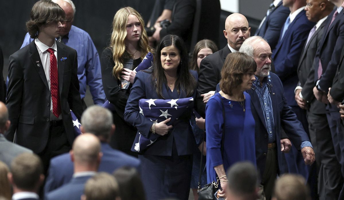 NextImg:Fallen U.S. Marshal is memorialized by Attorney General Garland, family and others