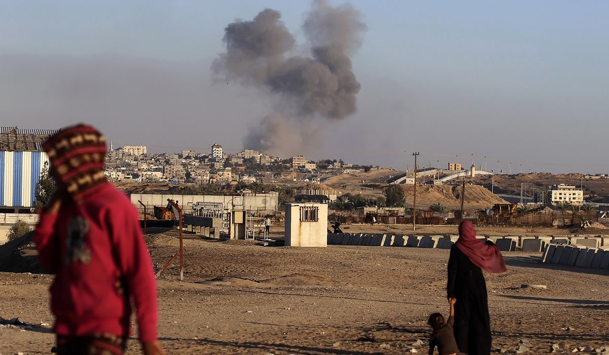 NextImg:Israel says it reopened Gaza crossing after a rocket attack, but the U.N. says no aid has entered