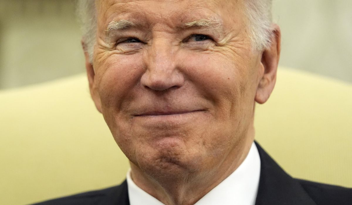 NextImg:Biden mocks Trump’s claim that political conspiracy is behind his criminal conviction, charges