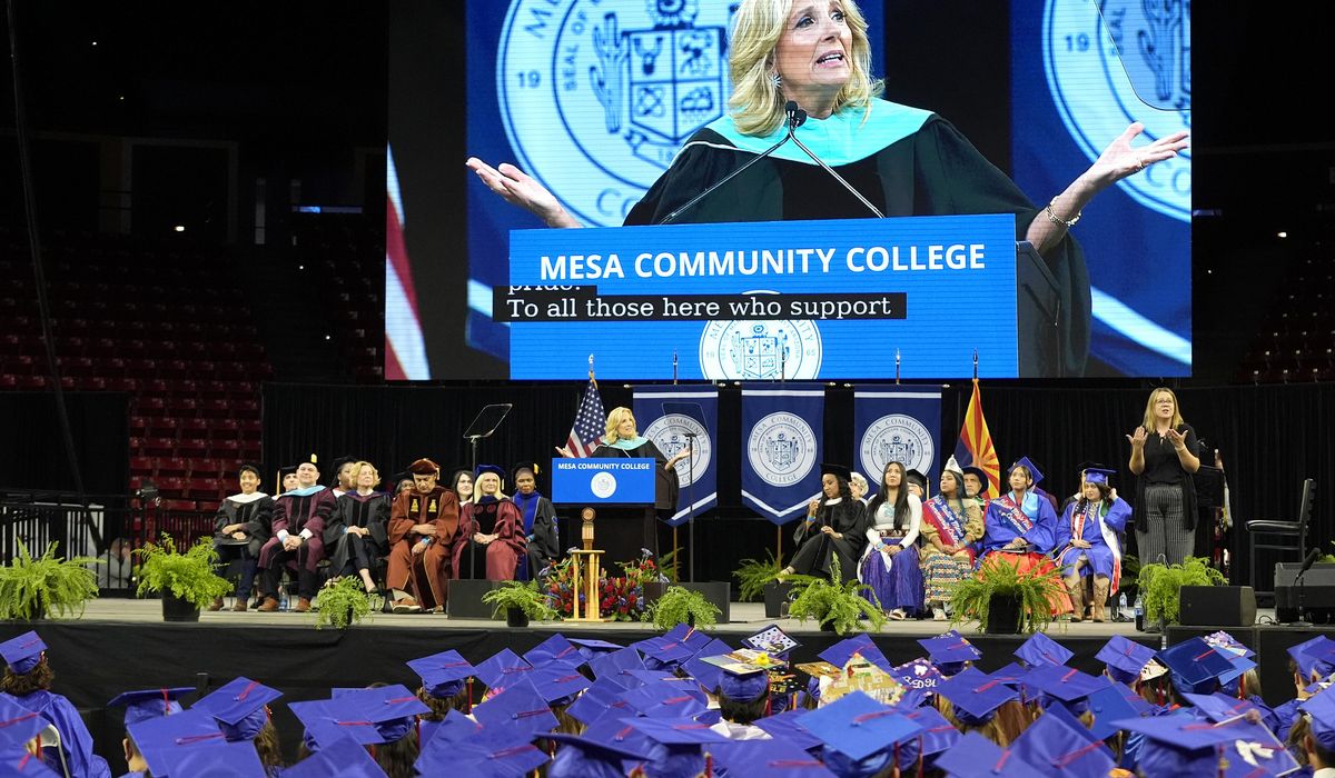 NextImg:Jill Biden tells Arizona college graduates to tune out people who tell them what they ‘can’t’ do
