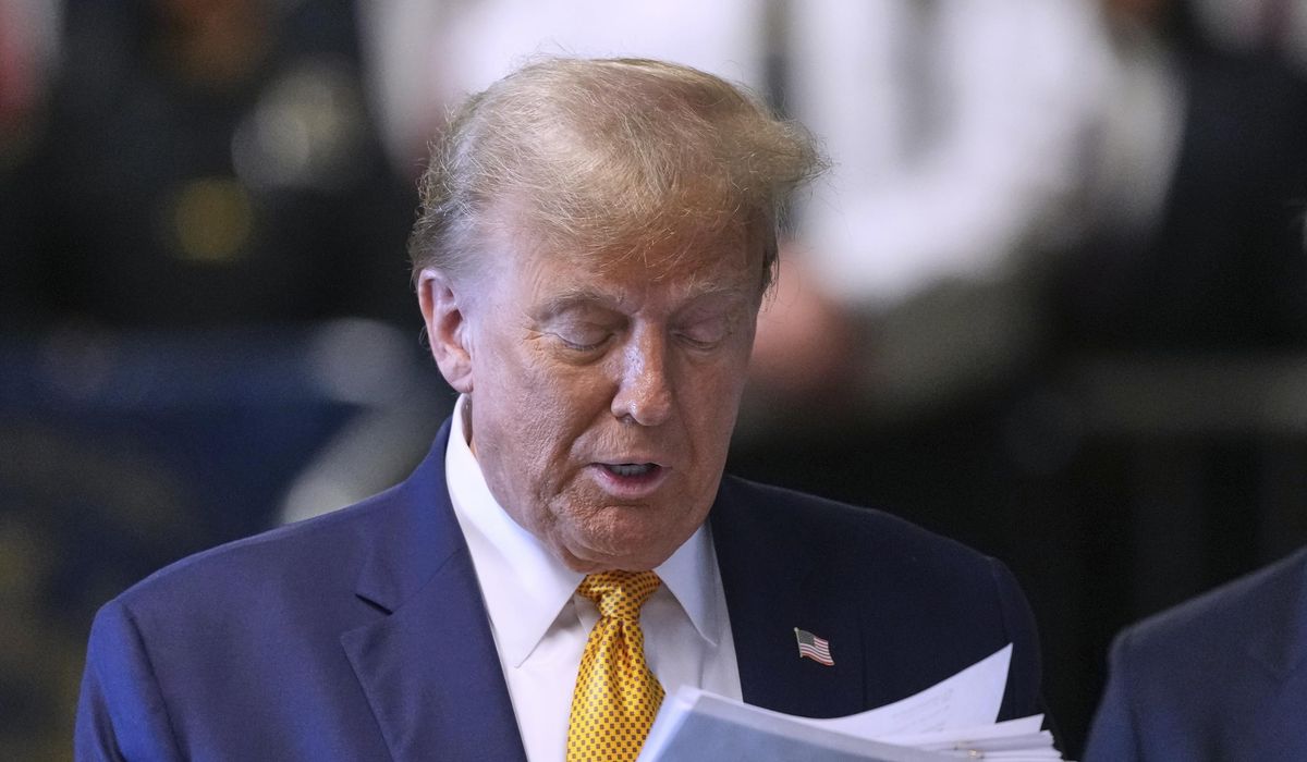 NextImg:New York appeals court keeps gag on Trump