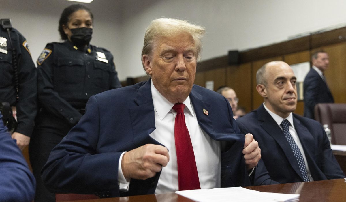 NextImg:Prosecutor asks judge to stop Trump ‘defense guests’ from entering midtestimony