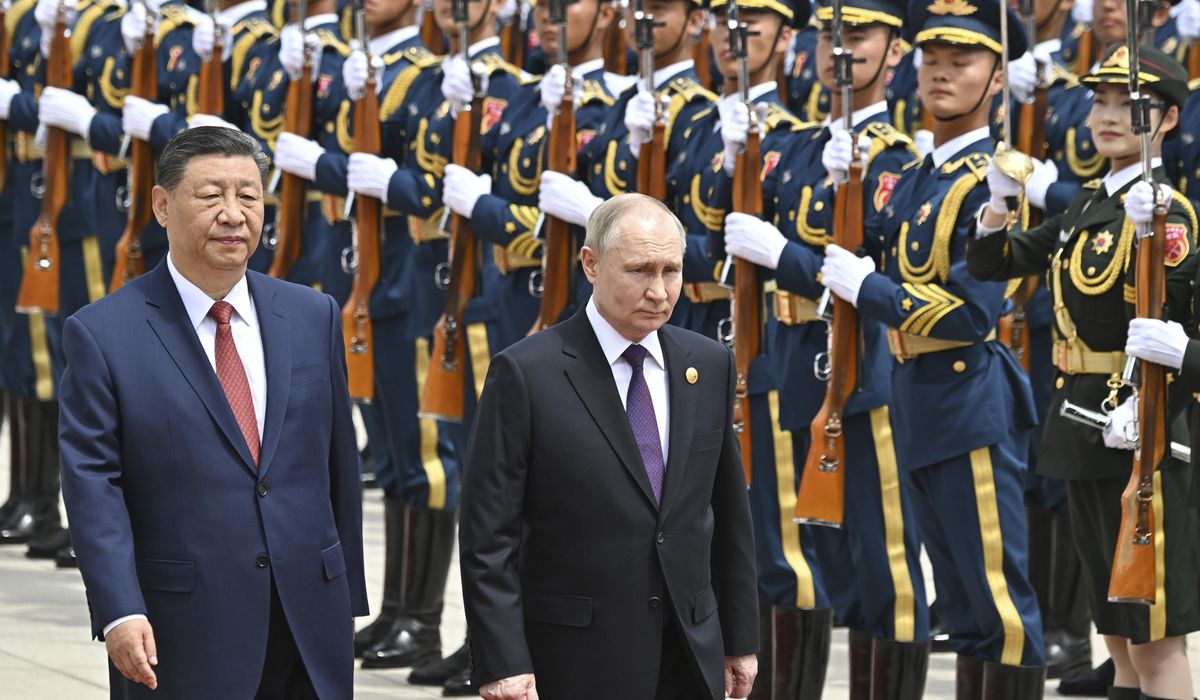 NextImg:Putin, on Beijing visit, seeks to deepen ‘strategic’ ties to challenge U.S.