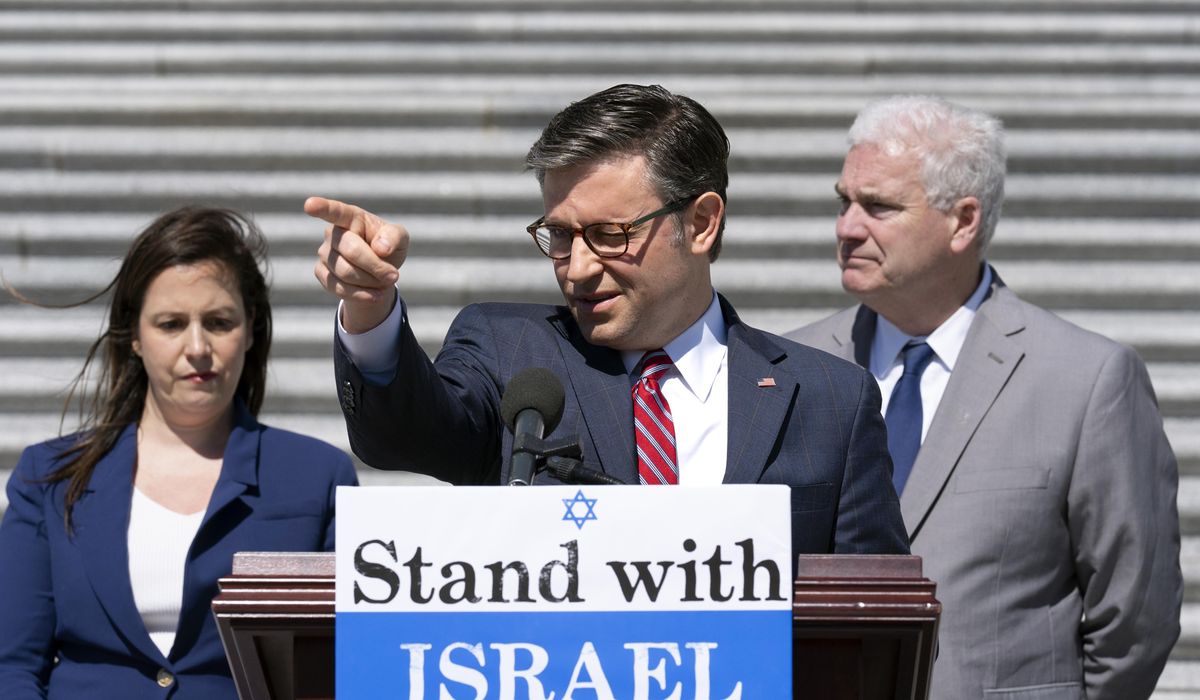 NextImg:Speaker Mike Johnson to speak with Israel PM Netanyahu while GOP mulls action against ICC