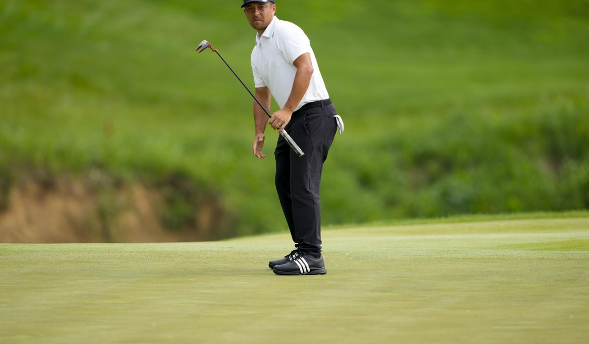NextImg:Schauffele gets another major scoring record, sets pace at PGA Championship