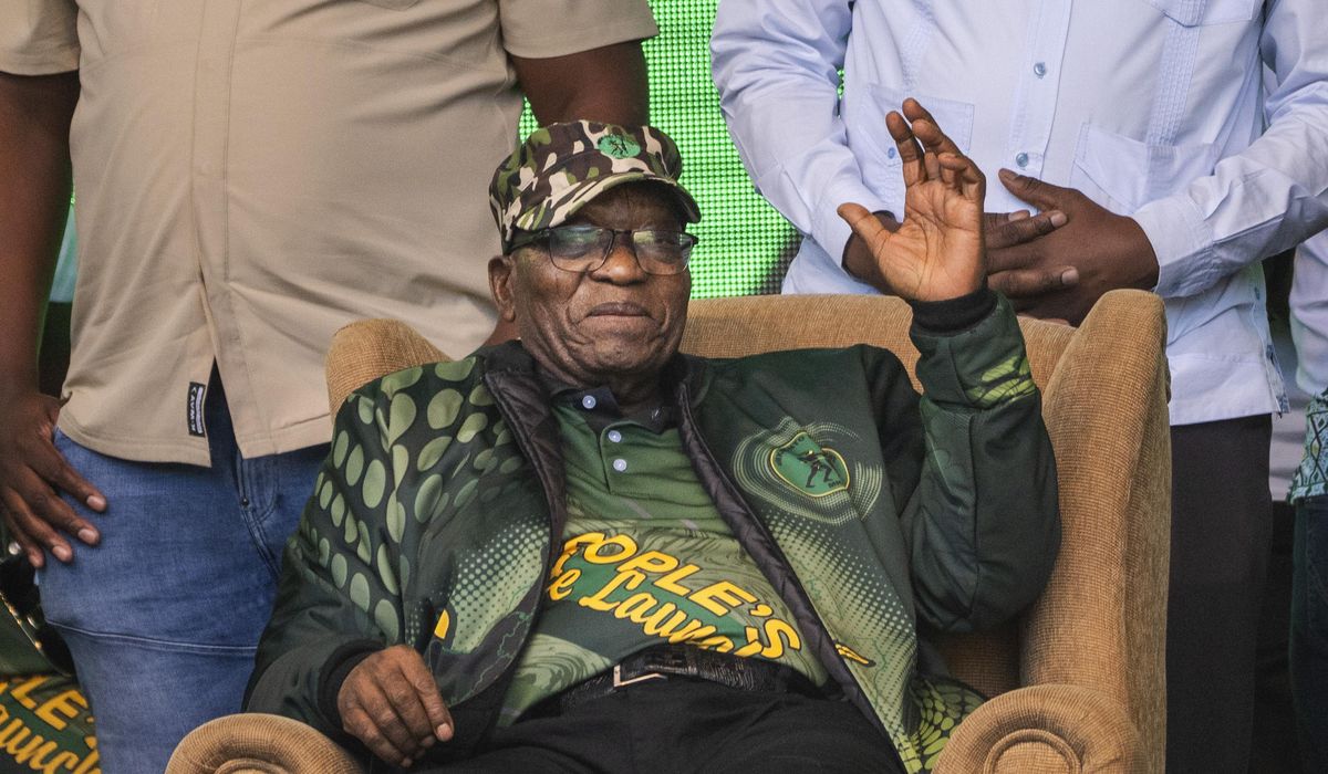 NextImg:South Africa’s top court rules former President Zuma cannot stand in election over criminal record