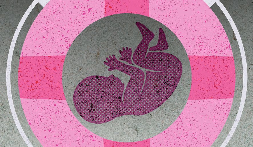 Women's health and abortion illustration by Greg Groesch / The Washington Times