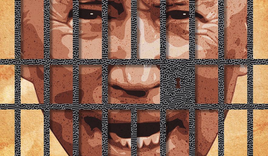 Biden's illegal immigration and border crimes illustration by Greg Groesch / The Washington Times
