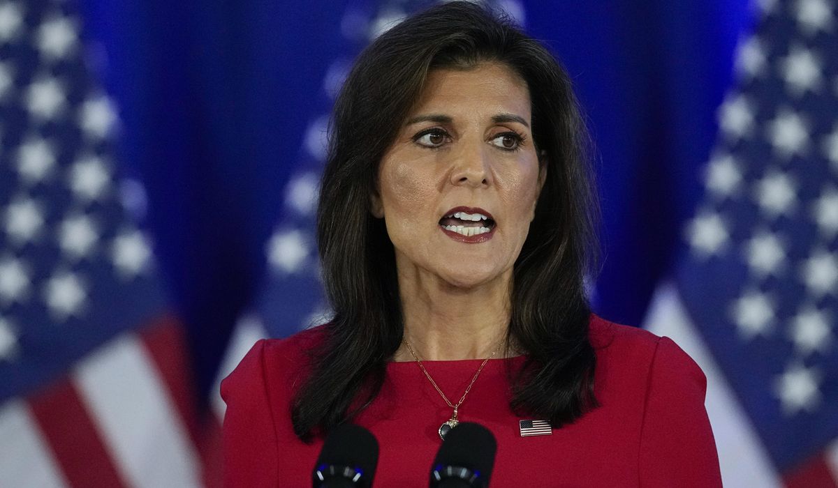 NextImg:Nikki Haley says she will vote for Donald Trump following their disputes during Republican primary