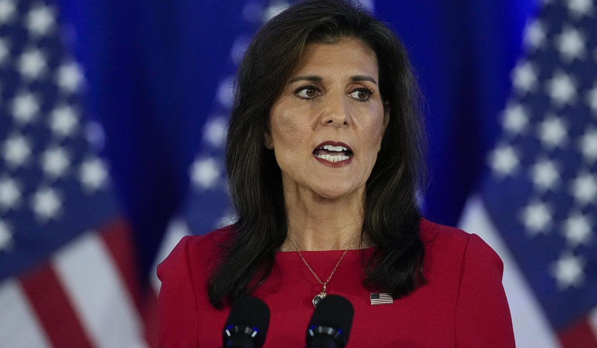 NextImg:Nikki Haley says she’s voting for Trump in November