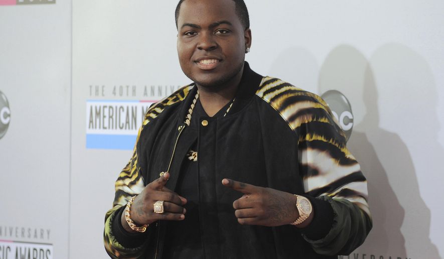 Sean Kingston arrives at the 40th Anniversary American Music Awards on Sunday Nov. 18, 2012, in Los Angeles. A SWAT team raided rapper Kingston's rented South Florida mansion on Thursday, May 23, 2024, and arrested his mother on fraud and theft charges that an attorney says stems partly from the installation of a massive TV at the home. Broward County detectives arrested Janice Turner, 61, at the home in a well-off Fort Lauderdale, Fla., suburb. (Photo by Jordan Strauss/Invision/AP, File)