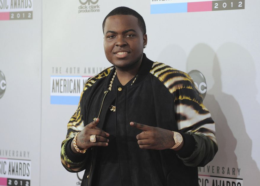 Sean Kingston arrives at the 40th Anniversary American Music Awards on Sunday Nov. 18, 2012, in Los Angeles. A SWAT team raided rapper Kingston's rented South Florida mansion on Thursday, May 23, 2024, and arrested his mother on fraud and theft charges that an attorney says stems partly from the installation of a massive TV at the home. Broward County detectives arrested Janice Turner, 61, at the home in a well-off Fort Lauderdale, Fla., suburb. (Photo by Jordan Strauss/Invision/AP, File)