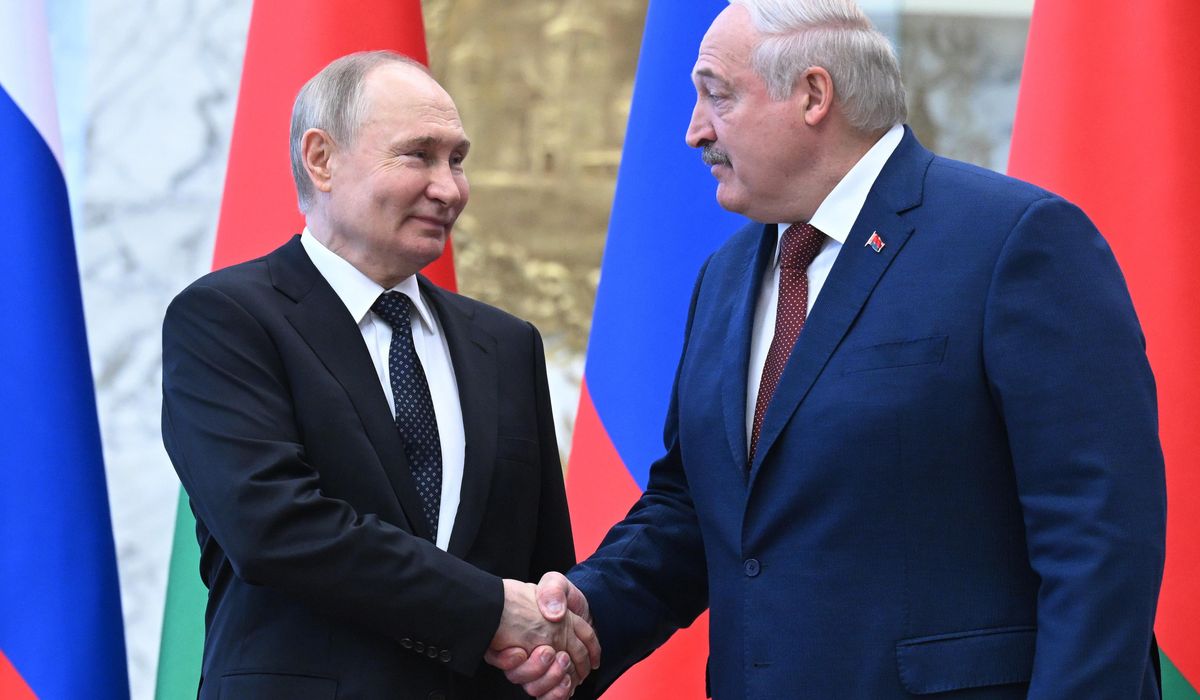 NextImg:On a visit to his Belarusian ally, Putin questions Zelenskyy’s legitimacy as Ukraine’s leader