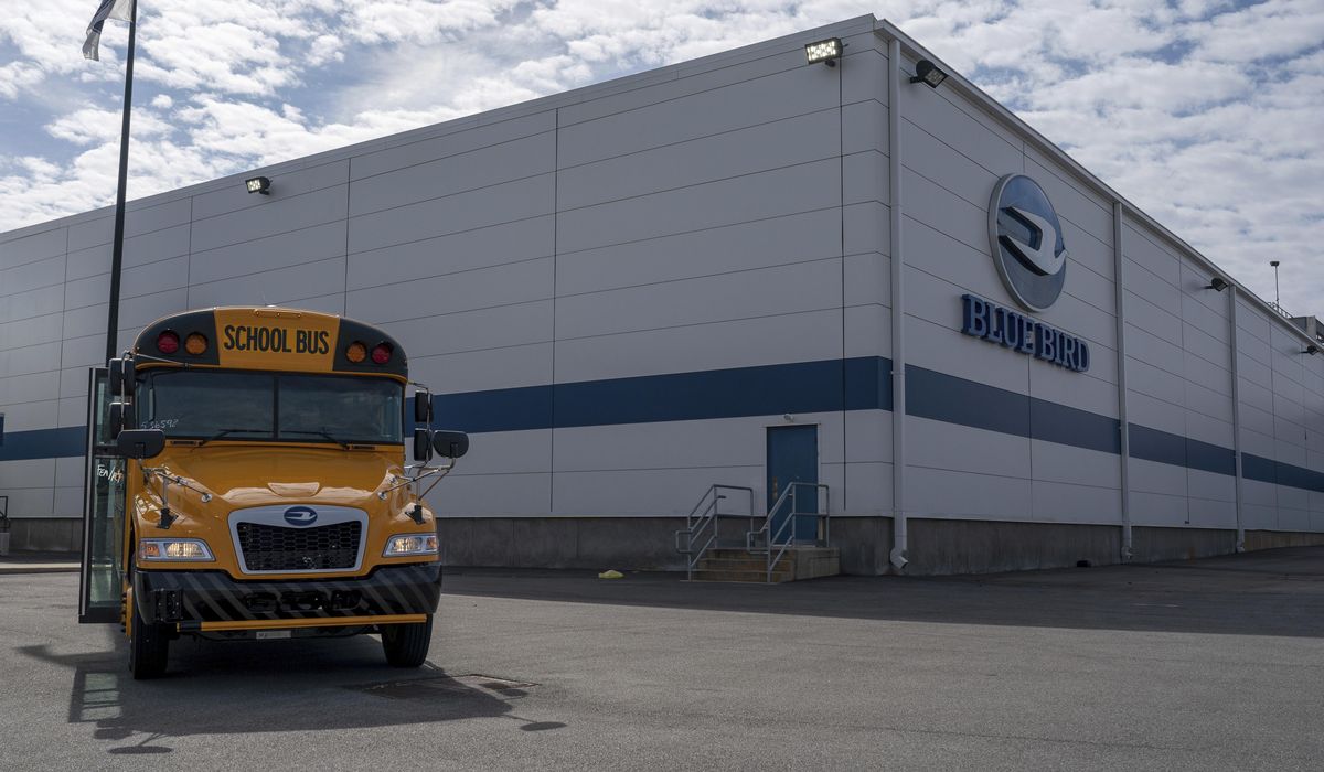 NextImg:Workers at Georgia school bus manufacturer Blue Bird approve their first union contract