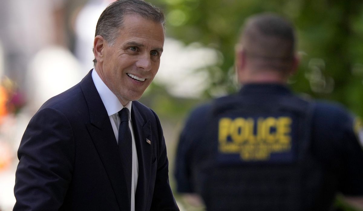 NextImg:Hunter Biden arrives at court for a final hearing before his June 3 gun trial