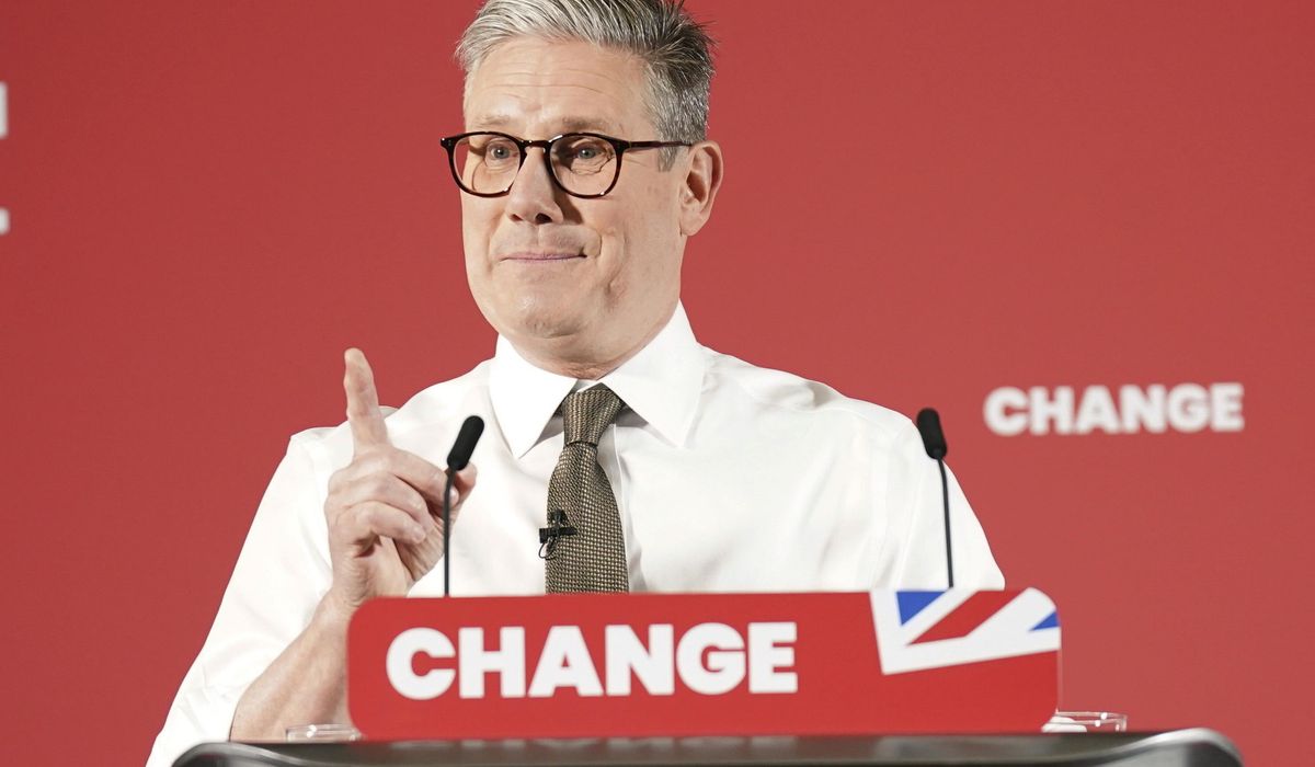 NextImg:U.K. Labour leader Keir Starmer woos undecided voters with a vow to safeguard national security