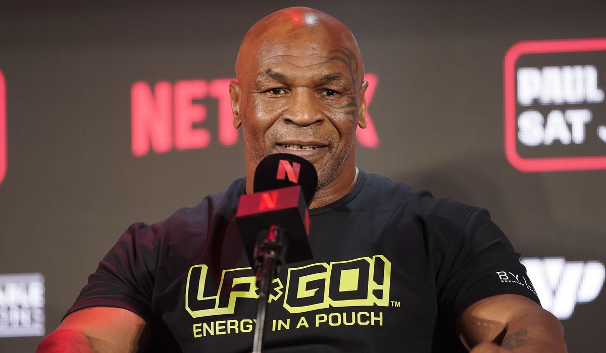 NextImg:Mike Tyson is ‘doing great’ after falling ill during weekend cross country flight