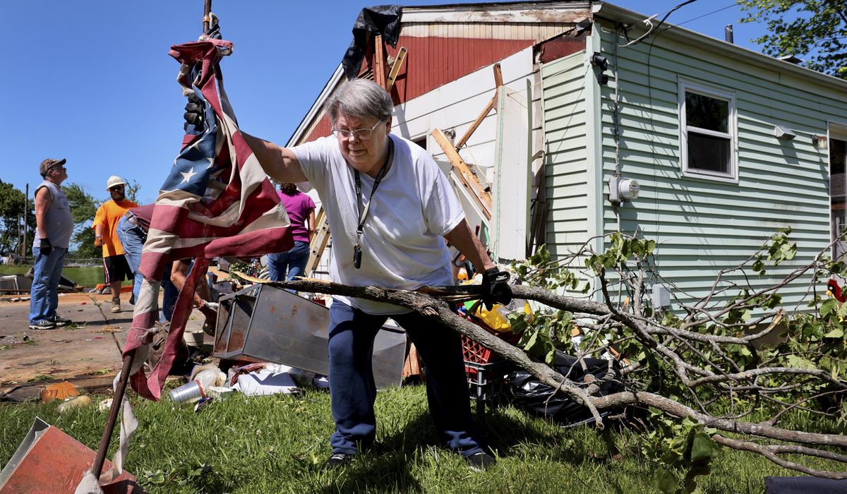 NextImg:25 are dead across U.S. after weekend tornadoes. Texas is getting battered again